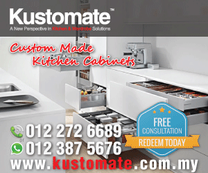 Kustomate Custom Made Built-In Kitchen Cabinet & Wardrobe Cabinet